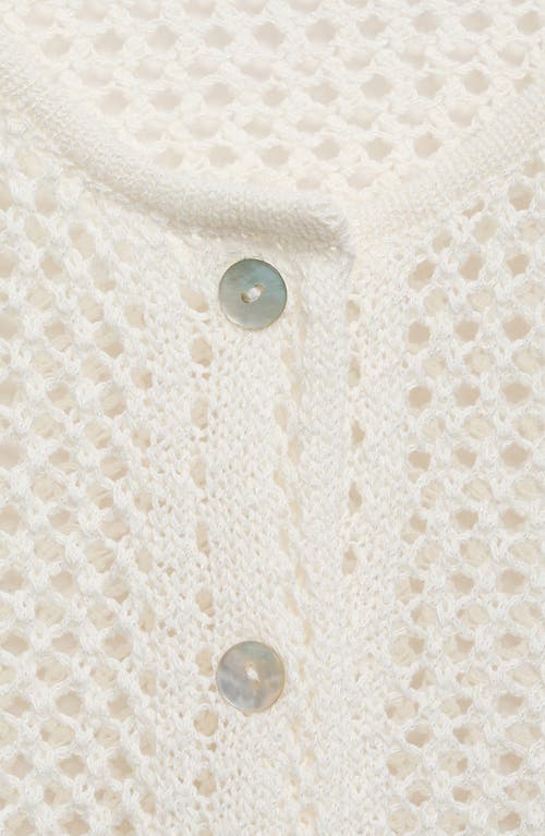 Mango Open Stitch Cardigan