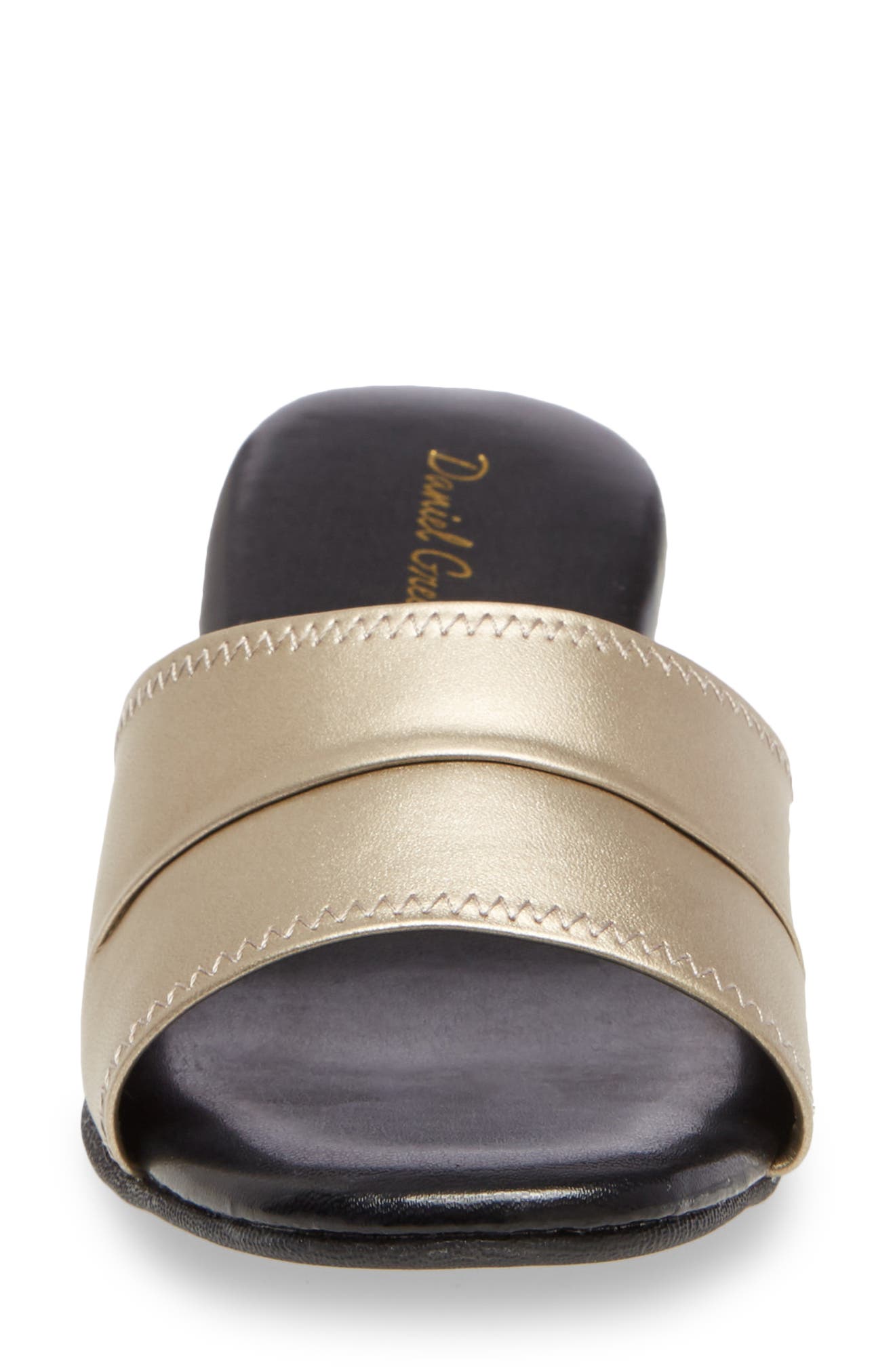 'Dormie' Slipper, Alternate, color, PEWTER FAUX LEATHER