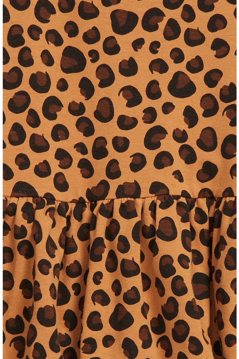 Kids' Sweet Play Dress, Alternate, color, TAN BISCUIT ANIMAL DOT