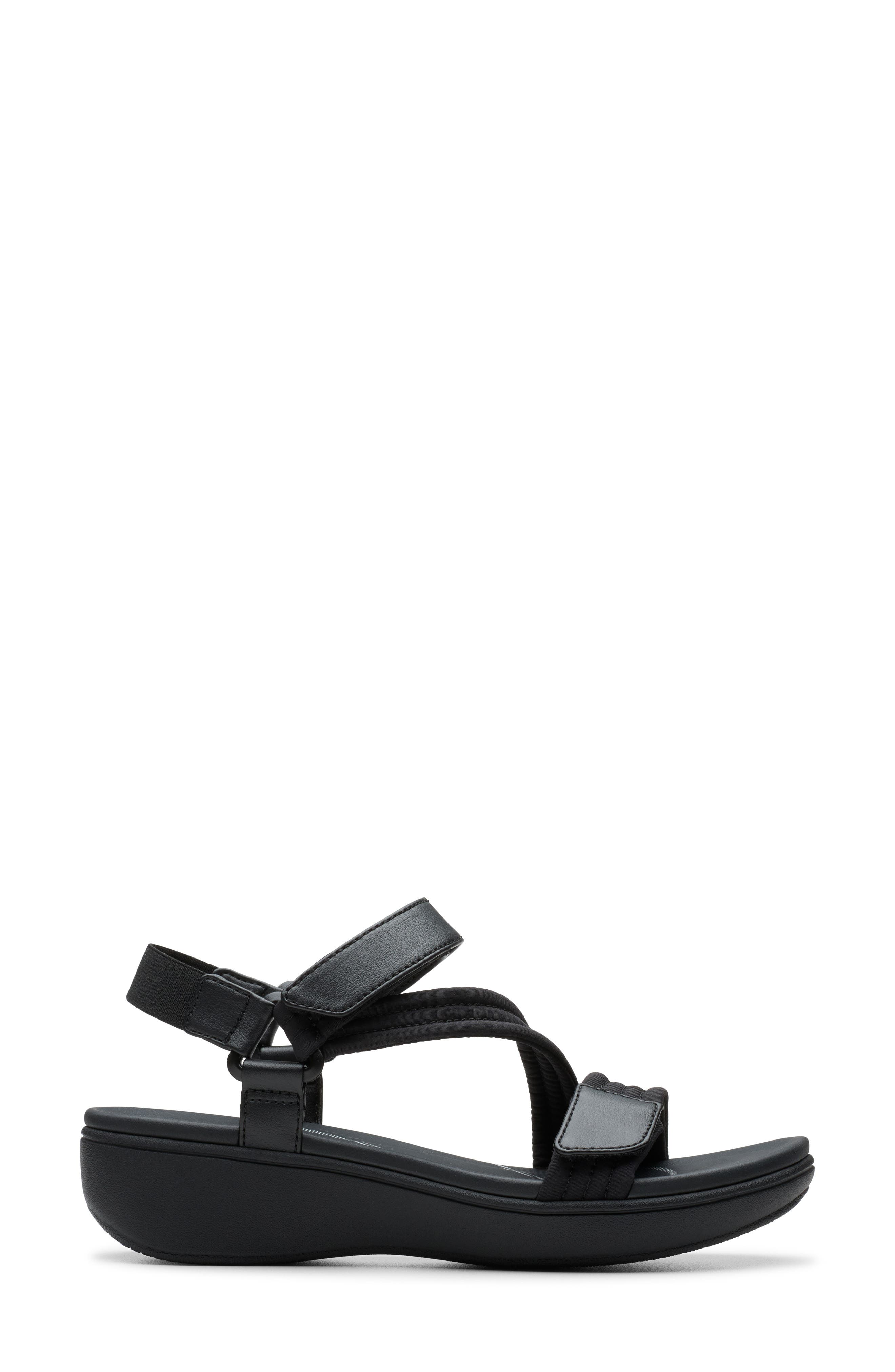 Clarks<sup>®</sup> Breeze Rae Sun Sandal, Alternate, color, Black