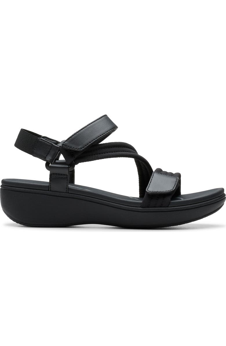 Clarks<sup>®</sup> Breeze Rae Sun Sandal, Alternate, color, Black