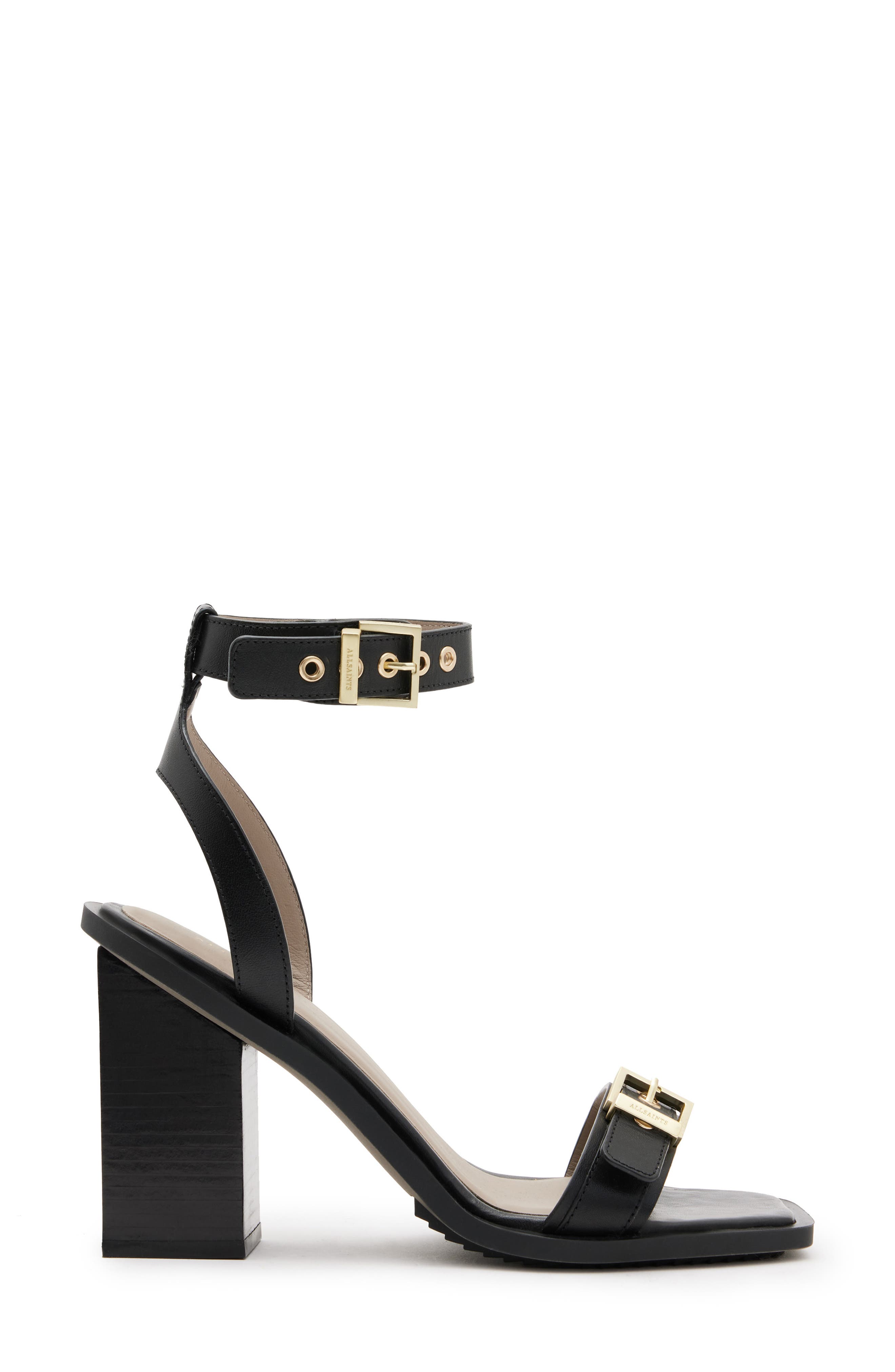 AllSaints Pamela Ankle Strap Sandal, Alternate, color, 