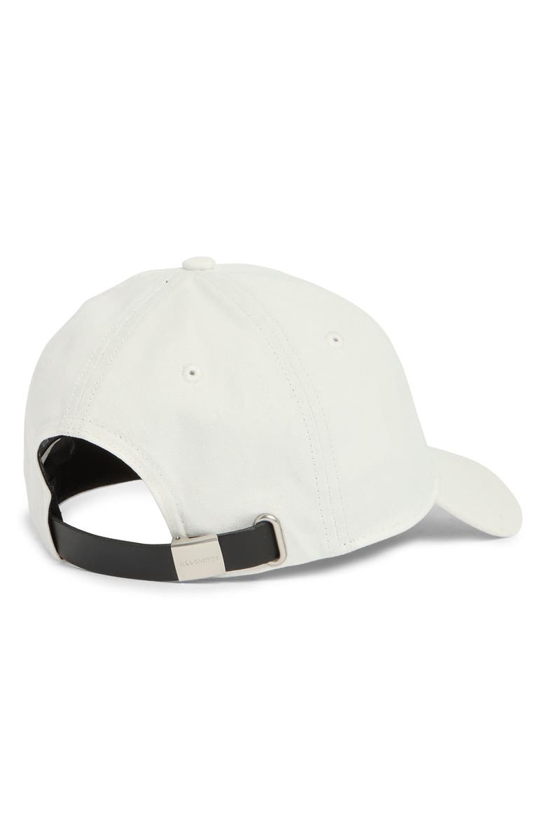 AllSaints Logo Baseball Cap, Alternate, color, Cream