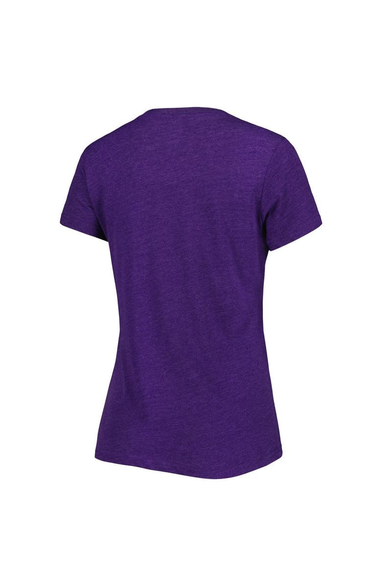 G-III 4HER BY CARL BANKS Women's G-III 4Her by Carl Banks Purple Alex Bowman Bump & Run V-Neck T-Shirt, Alternate, color,