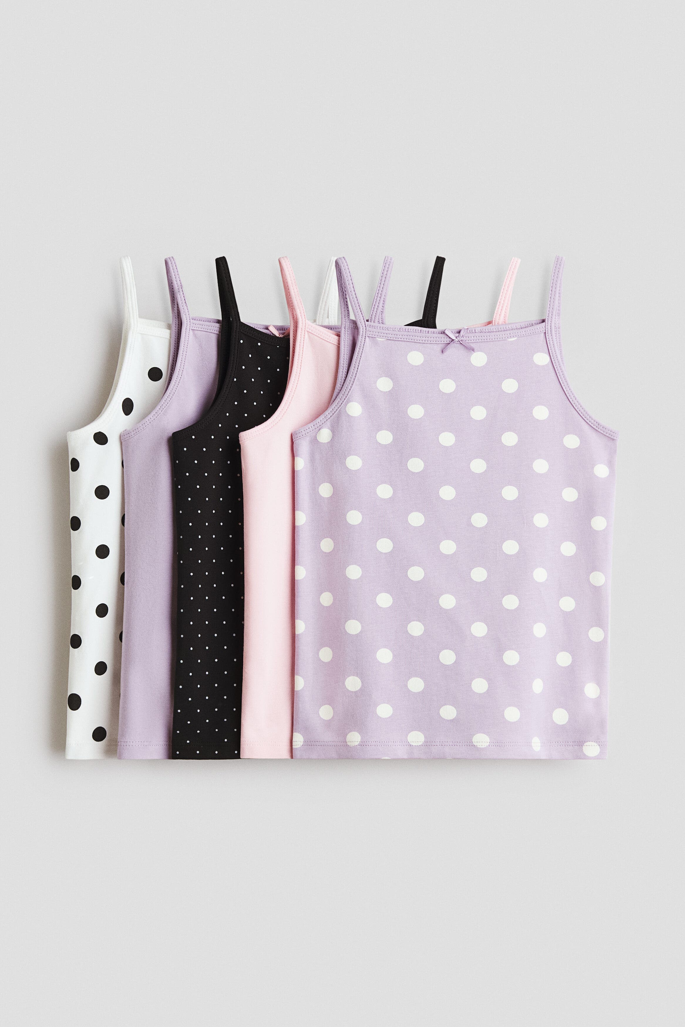 Lilac/polka dot