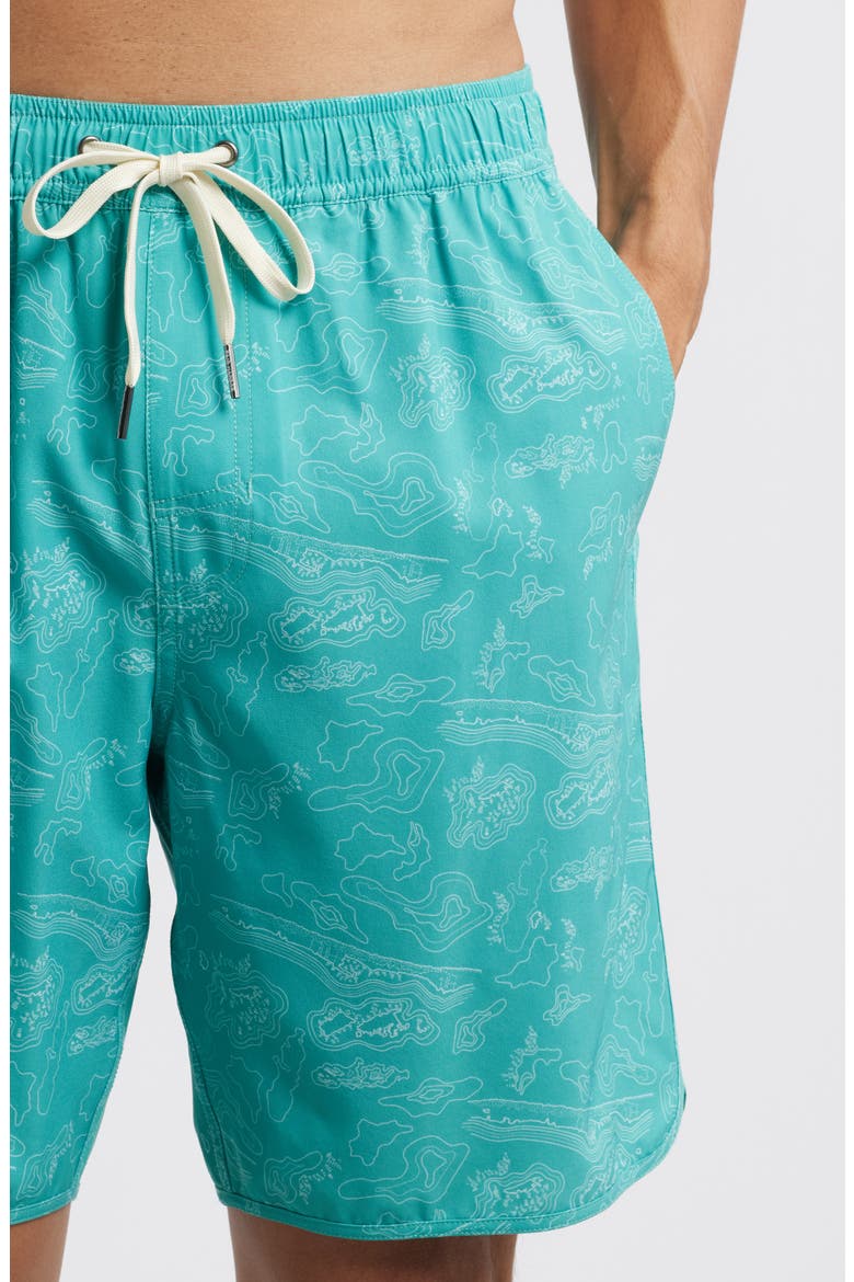 The Anchor Swim Trunks, Alternate, color, AQUA