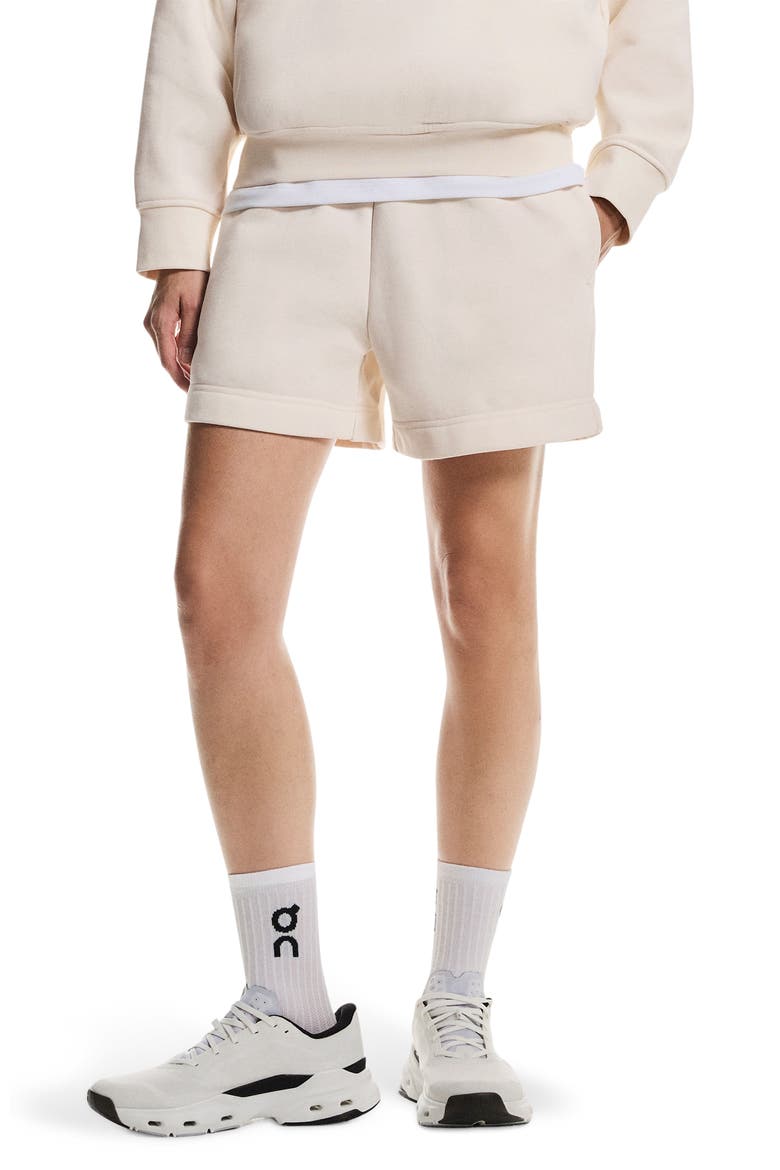 Club Collective Cotton Blend Shorts, Main, color, DEW