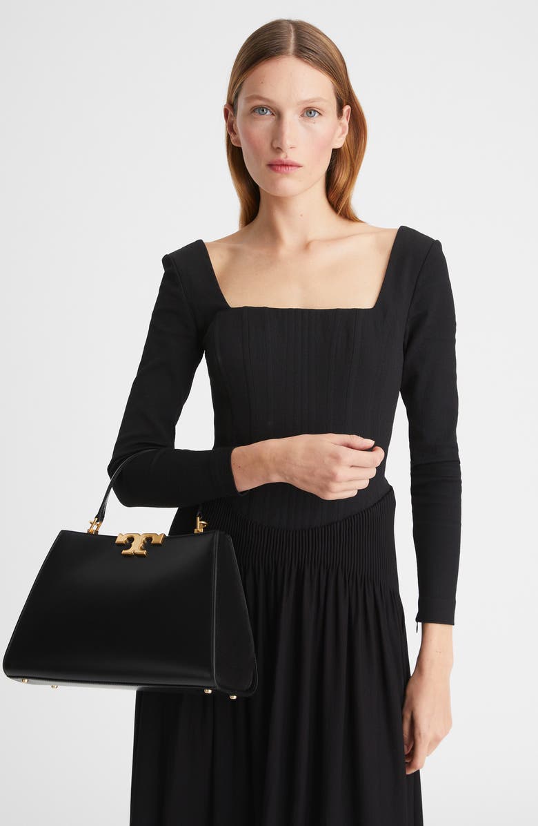 Tory Burch Eleanor Leather Satchel, Alternate, color,