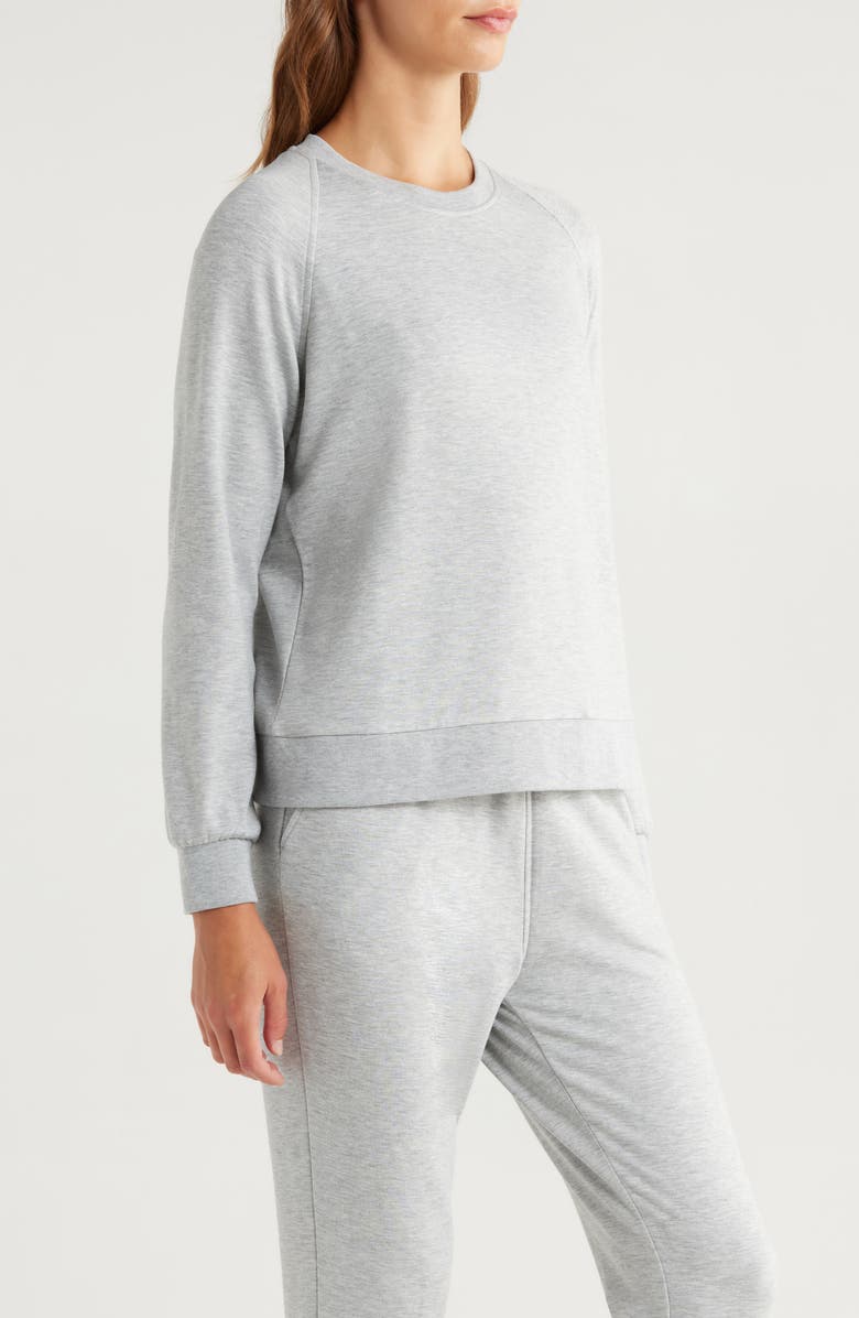 Free Fly Lightweight Fleece Sweatshirt, Alternate, color, Light Heather Grey