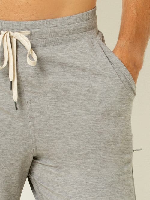 Single Stitch Everyday Drawstring Jogger In Gray