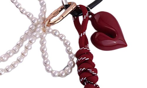 Macrae & Co . Love Bag Charm In Red