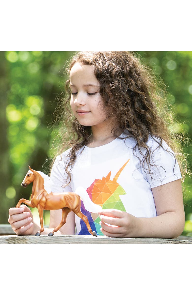 Breyer Horses The Freedom Series Palomino Saddlebred, Alternate, color, Brown