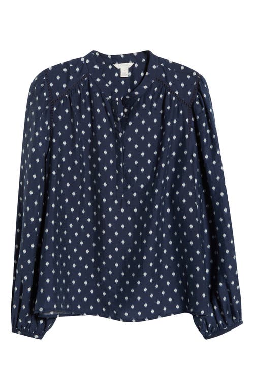 Caslonr Caslon(r) Embroidered Inset Top