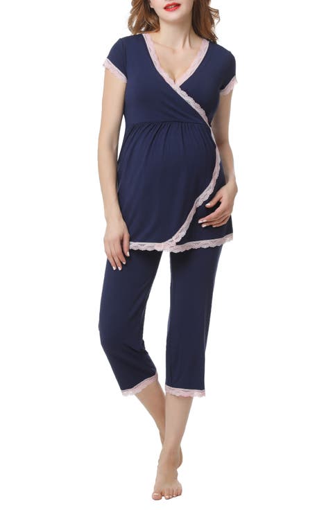 Cindy Maternity/Nursing  Pajamas Set