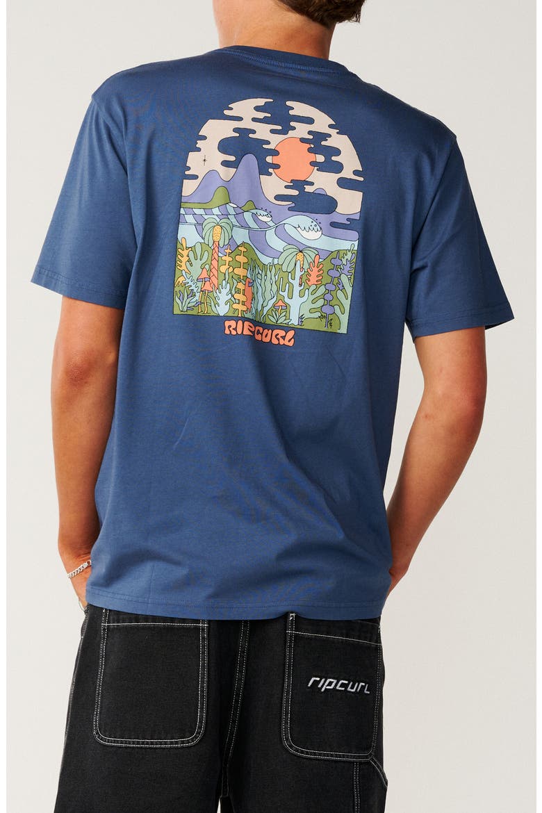Pacific Rinse Cotton Graphic T-Shirt, Alternate, color, LIGHT NAVY