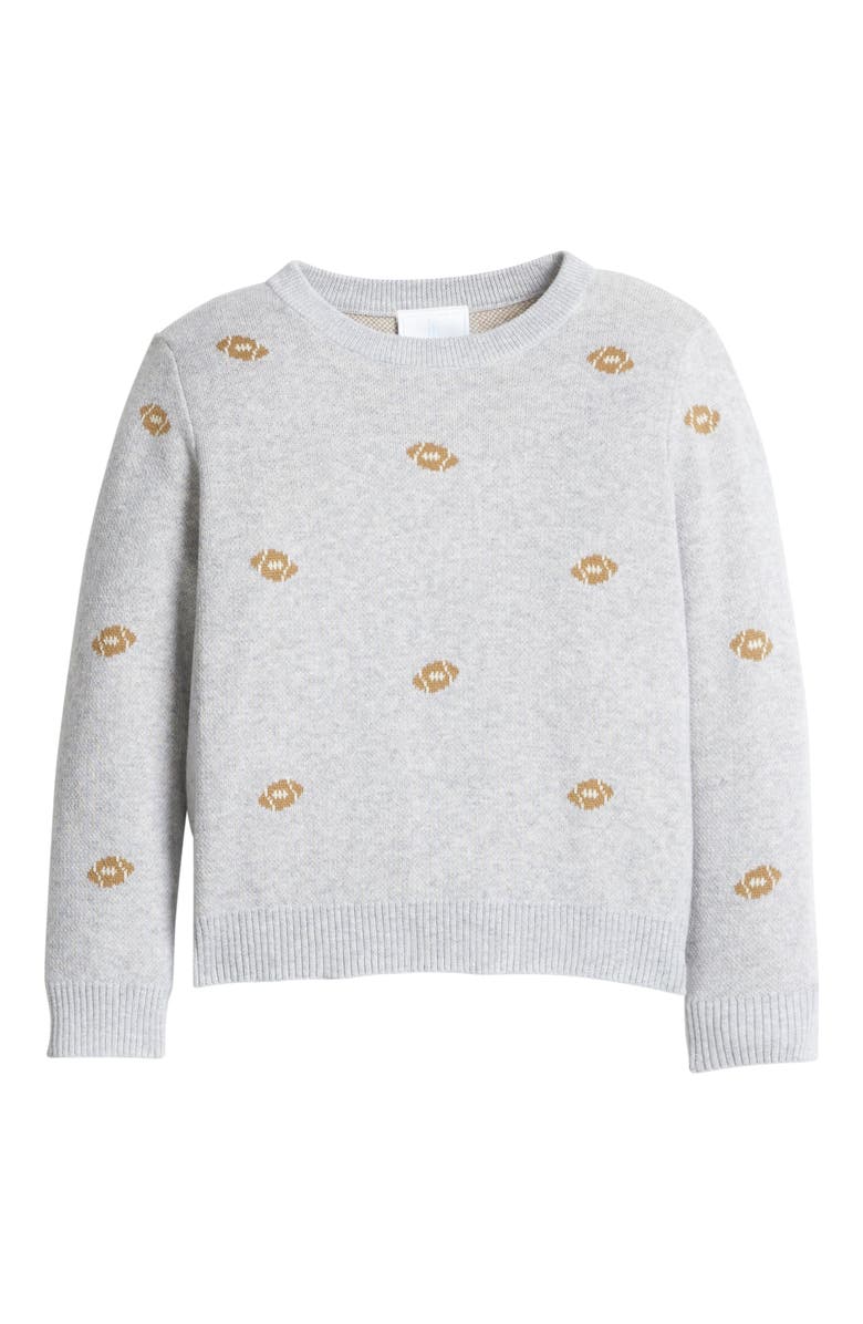 Little English Kids' Intarsia Sweater, Main, color, Multi Football