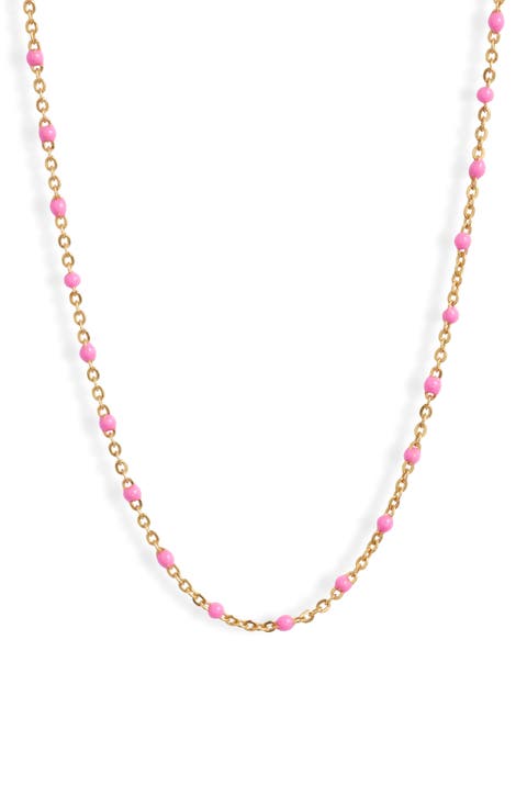 Kaz Bead Station Necklace
