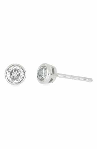 Bony Levy Bezel Diamond Stud Earrings - 0.25 ctw.