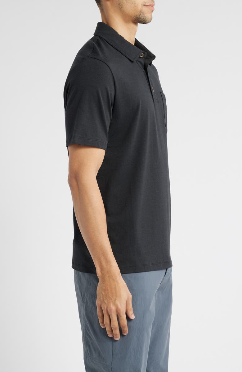 Free Fly Current Performance Polo, Alternate, color, Black