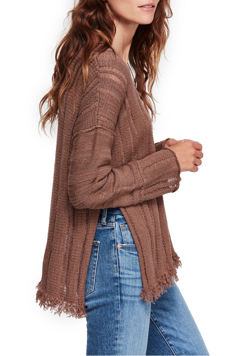 Ocean Drive Sweater, Alternate, color, BROWN