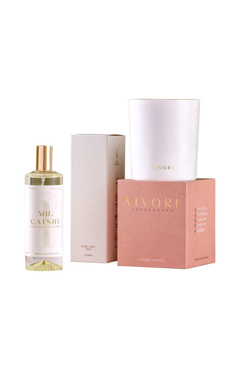 Nivori Official Mr. Gatsby - Room Spray & Candle Bundle, Main, color, Mr. Gatsby
