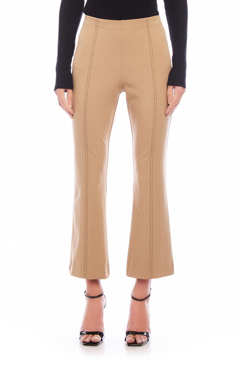 FIFTEEN TWENTY Sigourney Flare Leg Crop Pants, Main, color, 