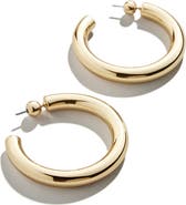 BaubleBar Dalilah Medium Hoop Earrings