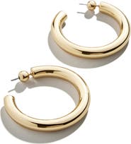 BaubleBar Dalilah Medium Hoop Earrings