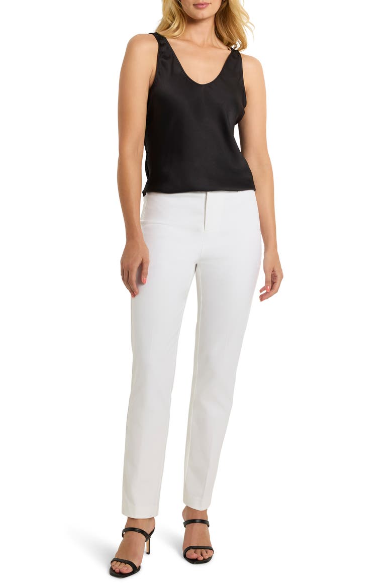 Copley Stretch Cotton Blend Pants, Alternate, color, PAPER WHITE
