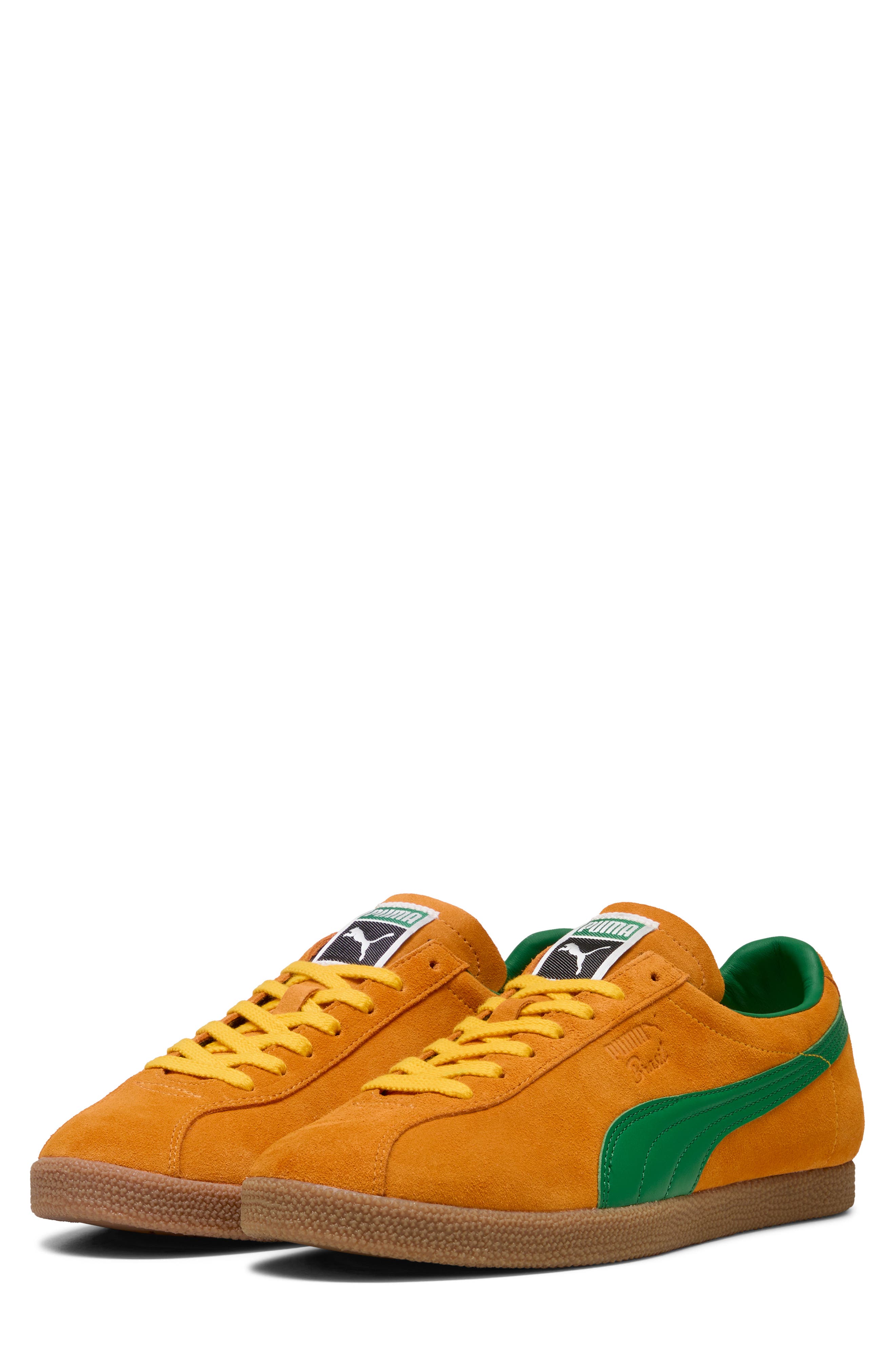PUMA Brasil Sneaker, Main, color, Dark Poppy
