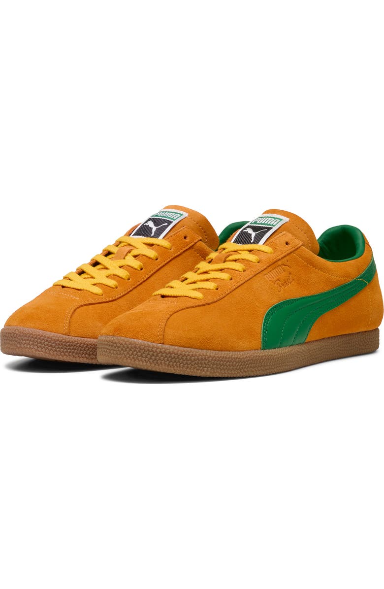 PUMA Brasil Sneaker, Main, color, Dark Poppy