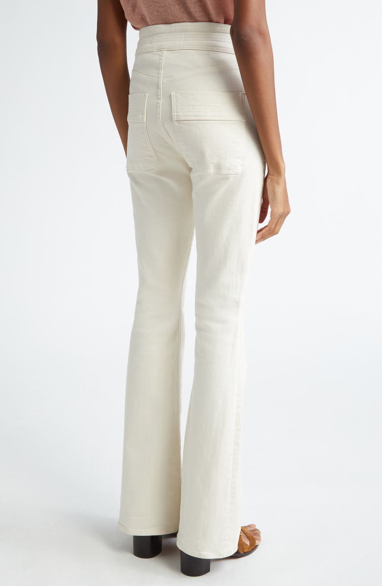 Veronica Beard Beverly Patch Pocket Skinny Flare Jeans, Alternate, color, 