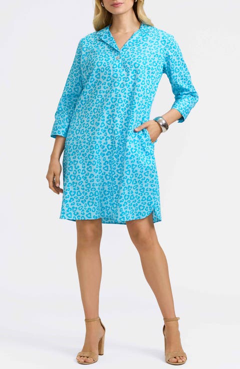 Sloane Leopard Spot Shirtdress