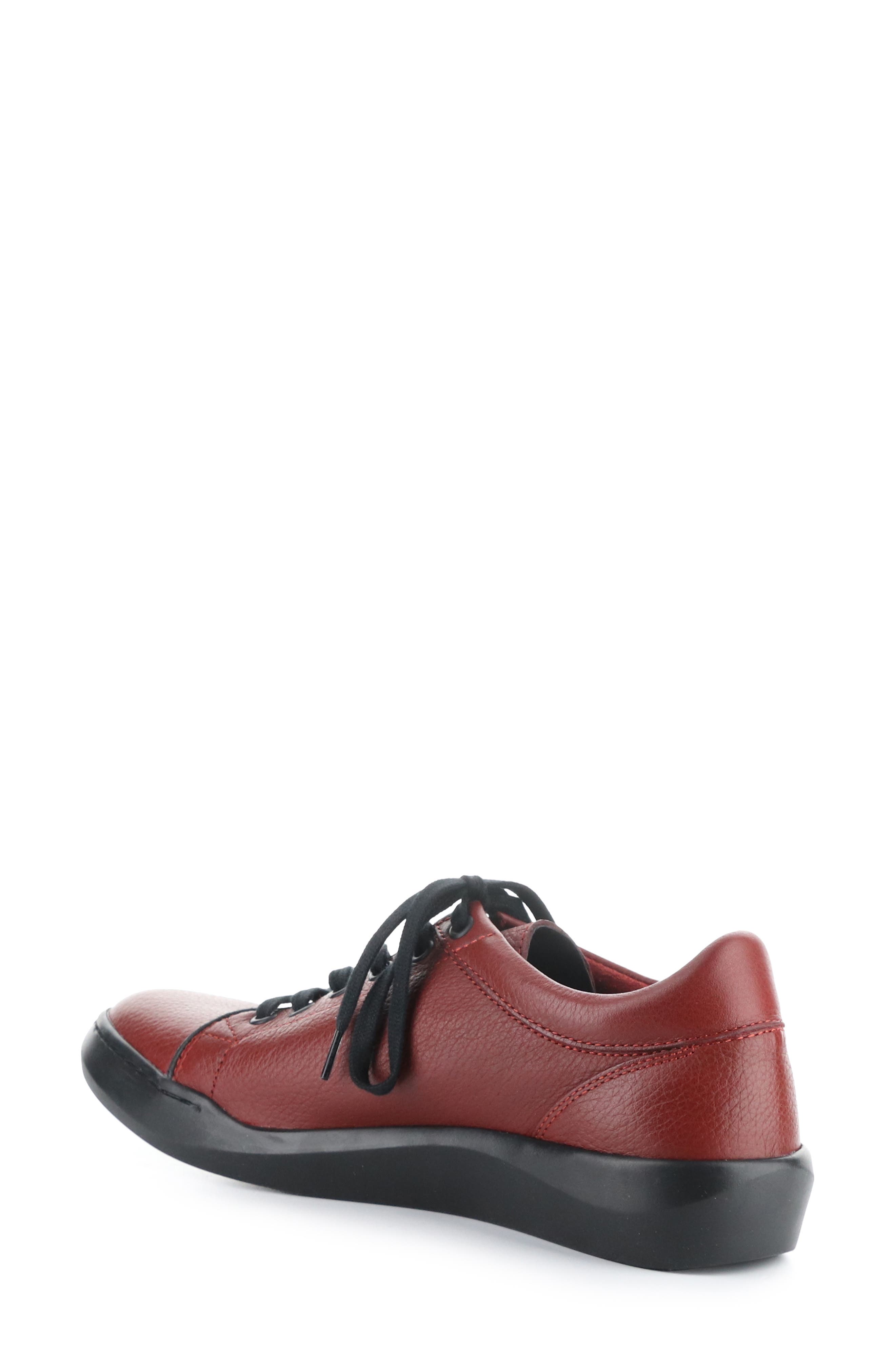 Softinos by Fly London Baio Sneaker, Alternate, color, 002 Red Floater Leather