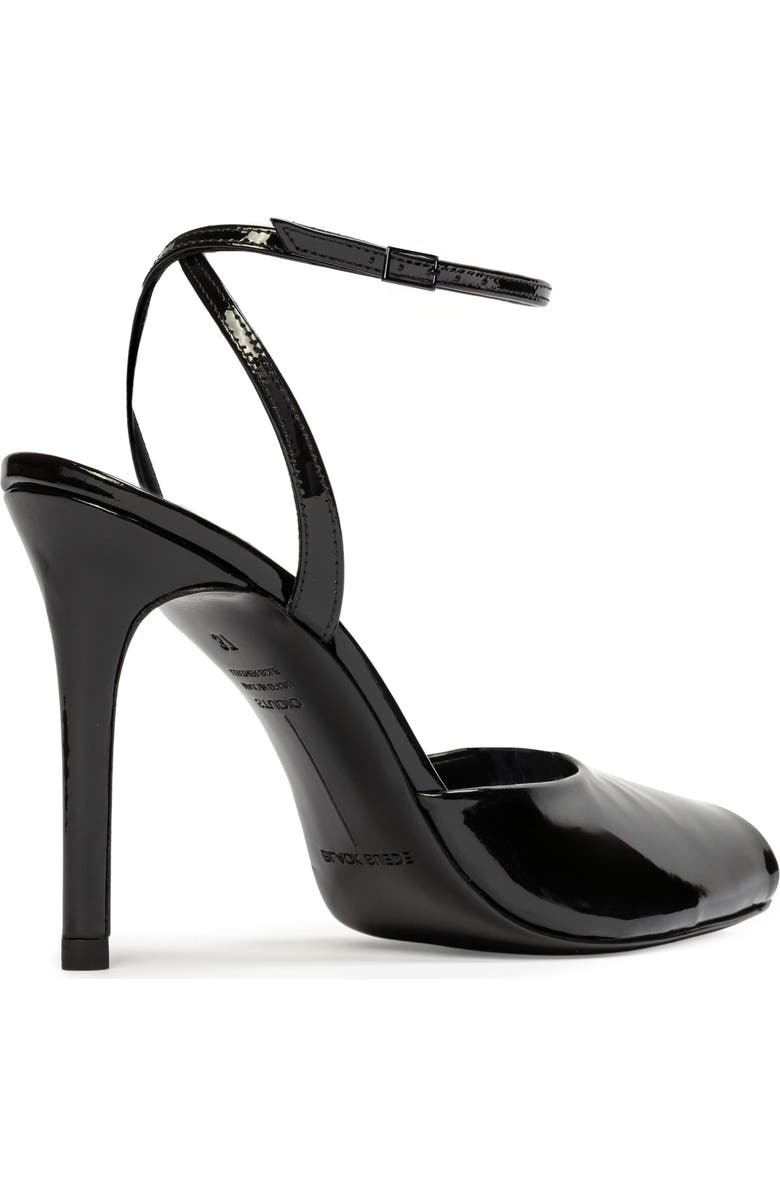 BLACK SUEDE STUDIO Wren 100 Sandal, Alternate, color, Black Patent Leather
