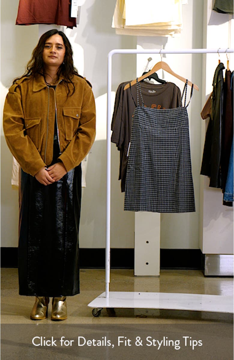 Savannah Plaid Minidress, sales video thumbnail