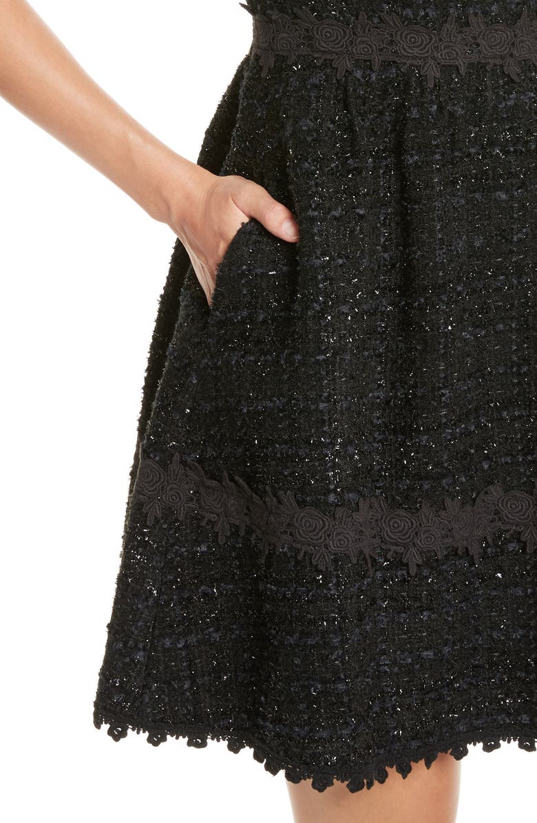 ZDNU KATE SPADE kate spade new york jayne fit & flare dress, Alternate, color,