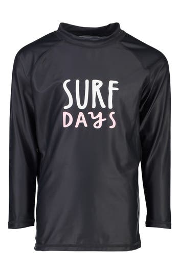 Snapper Rock Surf Days Long Sleeve Rashguard In Yellow