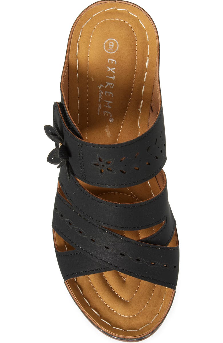 EXTREME BY EDDIE MARC Wedge Slide Sandal, Alternate, color,