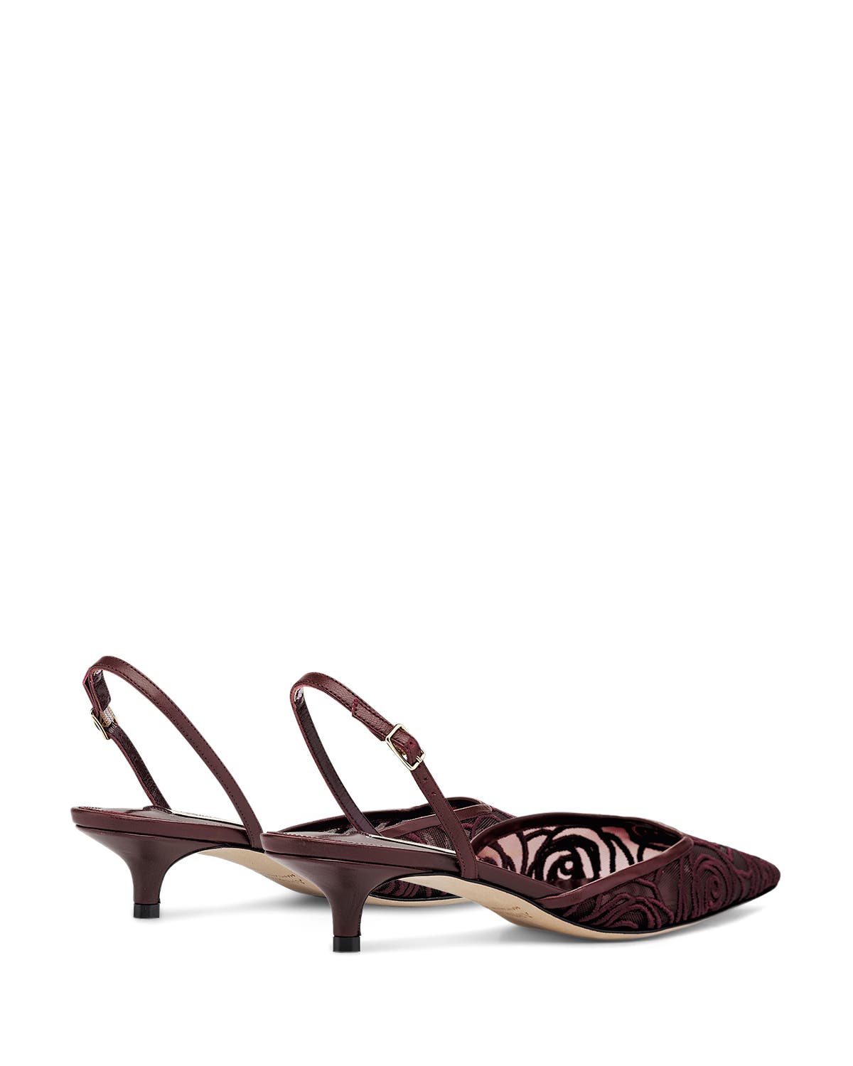 Sorrento 35 Slingback Pump, Alternate, color, Garnet