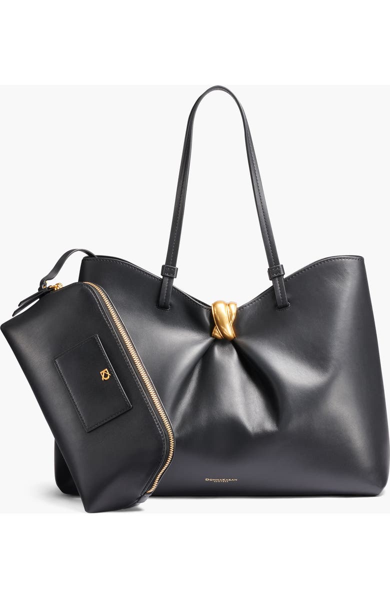 Donna Karan New York Cambric Tote, Main, color, Blk/Gold