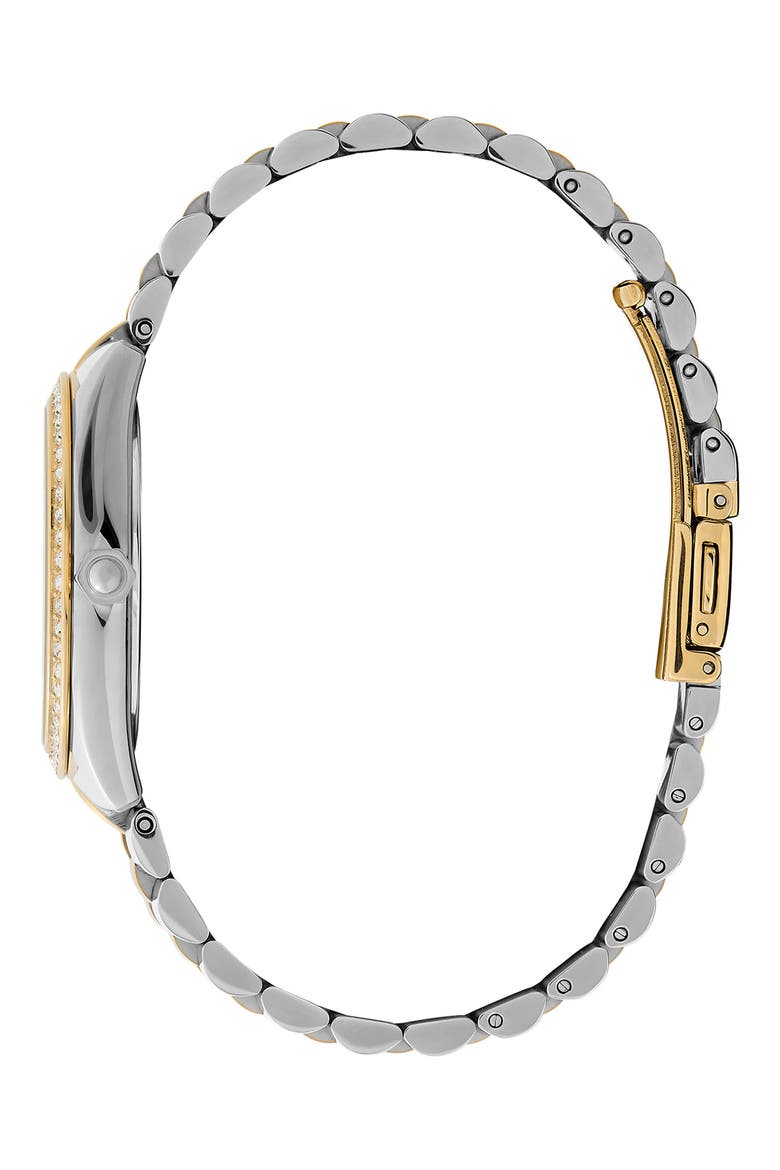 Bejewelled Bracelet Watch, 34mm, Alternate, color, GREEN