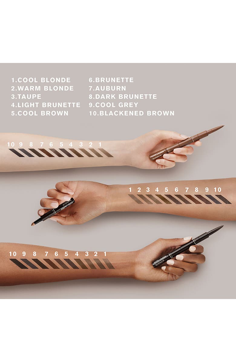 Estée Lauder BrowPerfect 3D All-In-One Eyebrow Pencil & Gel Styler Multi-Tasker, Alternate, color, Blackened Brown
