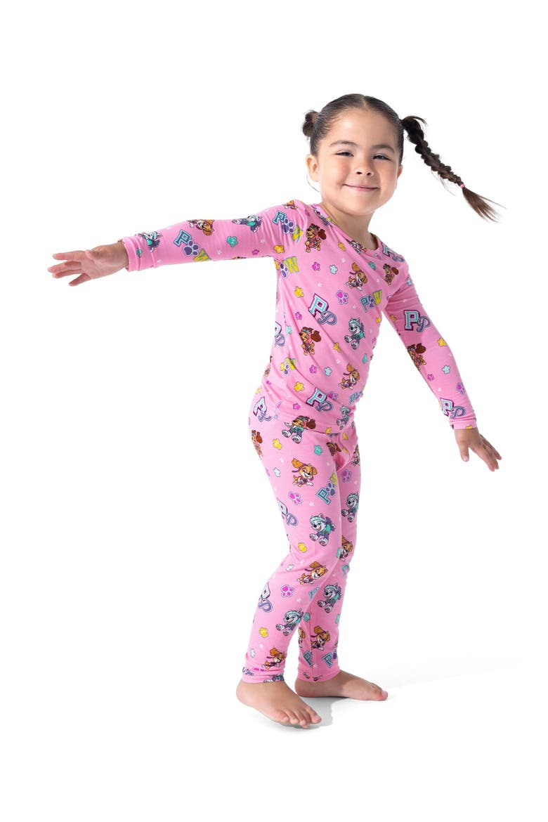 Kids' PAW Patrol Varsity Pink Set of 2 Piece Pajamas, Alternate, color, PAW Patrol: Varsity Pink