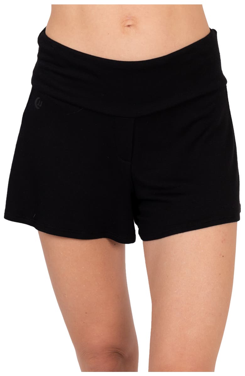 JJwinks Walk of Fame Lounge & Sleep Shorts, Main, color, Black
