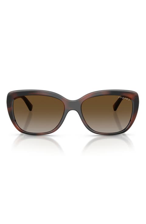 VO5678SB 55mm Polarized Butterfly Sunglasses