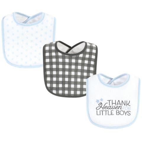 Absorbent Fiber Filled 3-Pack Bib Collection (Baby)