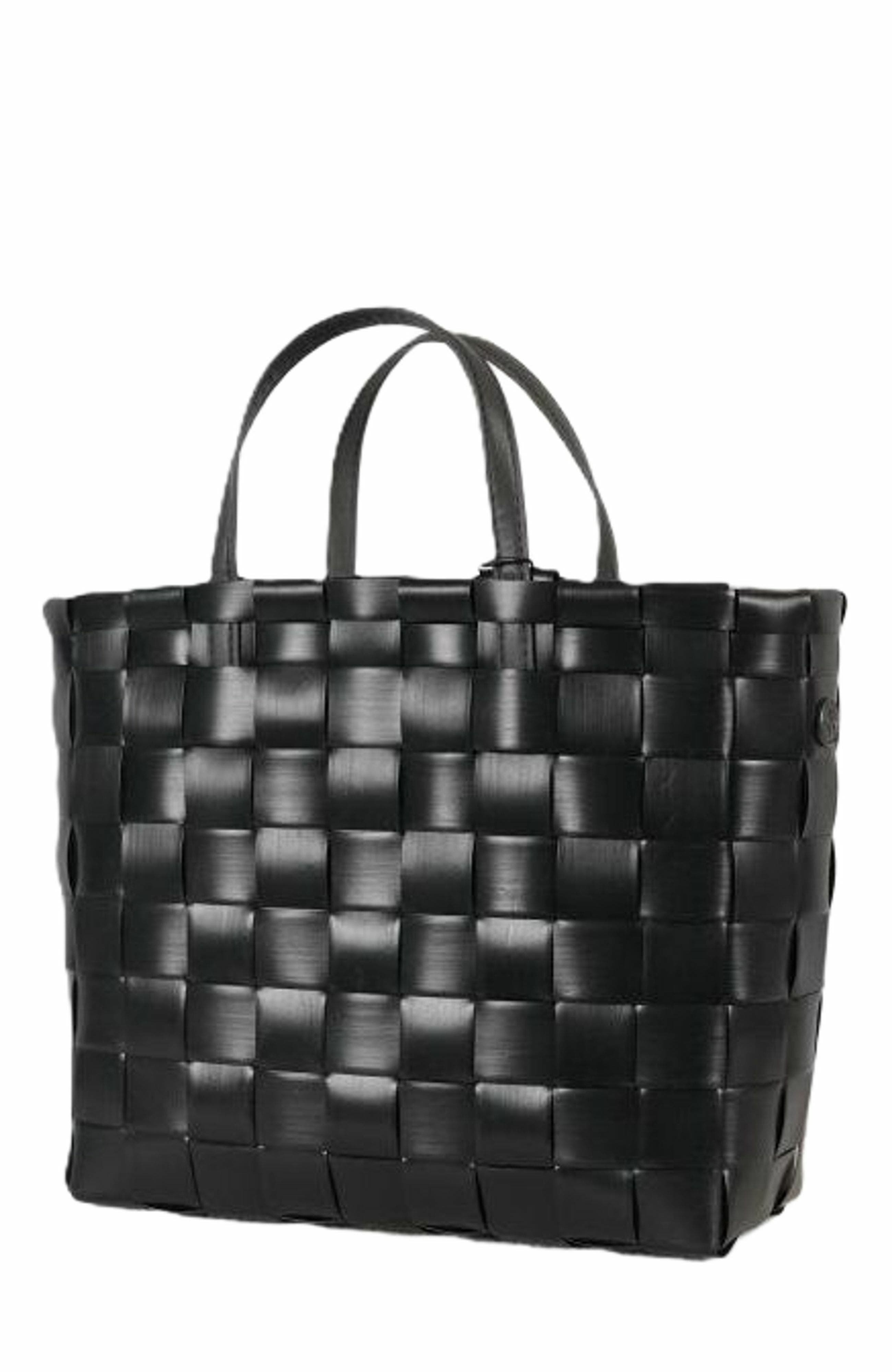 Handed By Petite Recycled Plastic Handbag, Main, color, Black