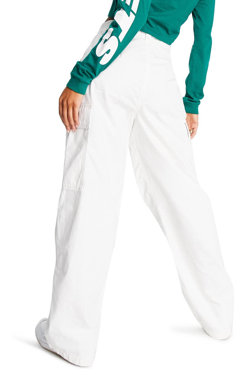 ASOS DESIGN Oversize Cargo Pants, Alternate, color,