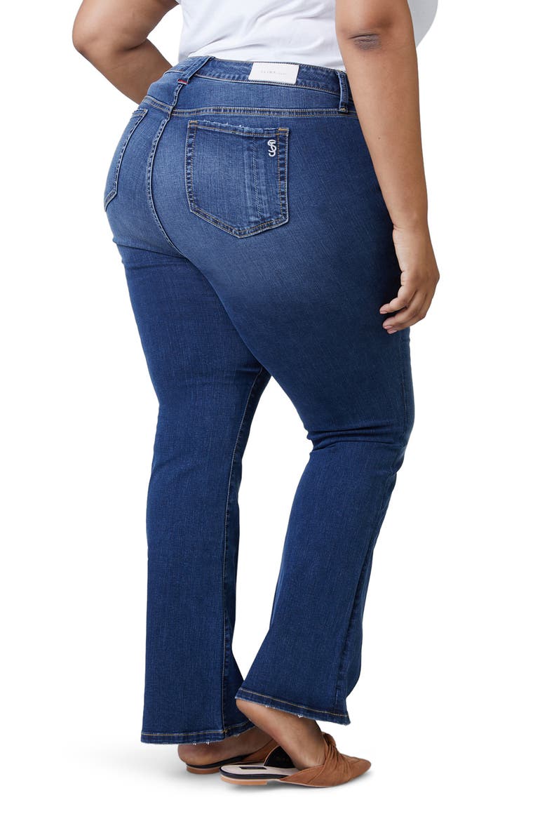 High Waist Bootcut Jeans, Alternate, color, DONNA